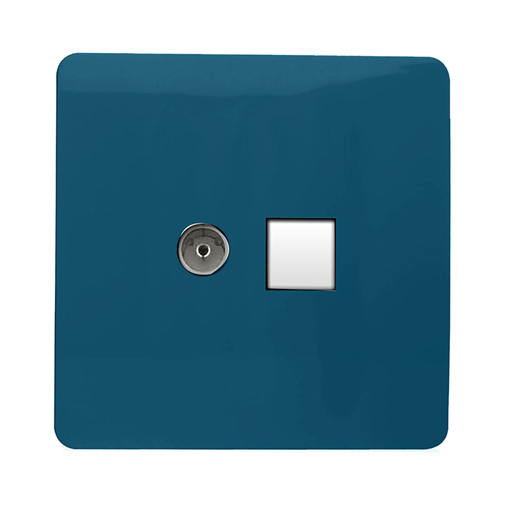 ART-TV+PCMD  TV Co-Axial & PC Ethernet Midnight Blue
